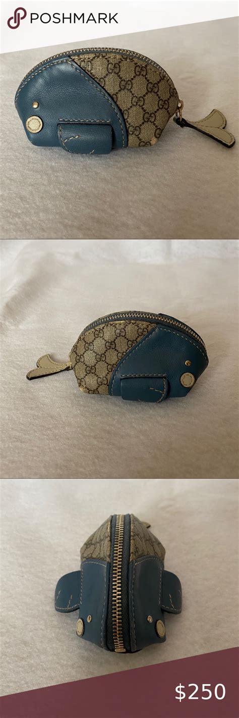 gucci whale coin purse|designer Gucci card case.